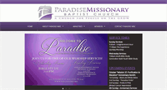 Desktop Screenshot of paradisembc.org